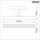 358609 SHINO NT21 045 белый Трековый светильник для низковольного шинопровода IP20 LED 4000K 12W 48V FLUM