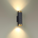 4287/2W HIGHTECH ODL22 263 черный/золотистый/металл Настенный светильник IP20 LED GU10 max 2*10W AD ASTRUM