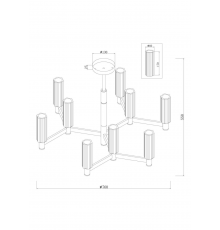 Люстра Freya FR5167PL-09BS