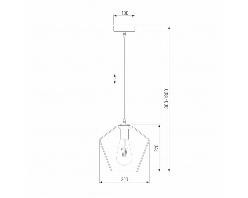 Подвесной светильник Eurosvet Blake 50198/1 хром