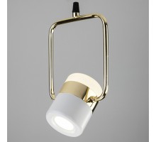 Подвесной светильник Eurosvet Oskar 50165/1 LED золото/белый
