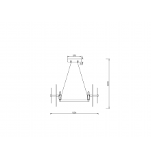 Подвесной светильник Freya FR5172PL-06BS