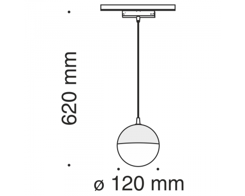 Трековый светильник Technical TR018-2-10W3K-B