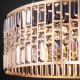 Подвесной светильник Eurosvet Lory 10116/8 золото/прозрачный хрусталь Strotskis