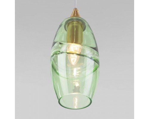Подвесной светильник Eurosvet Lotus 50222/1 зеленый