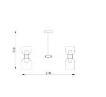 Подвесной светильник Freya FR5203PL-10CH