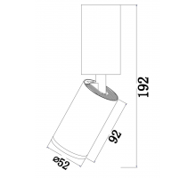 Потолочный светильник Technical C051CL-01BS