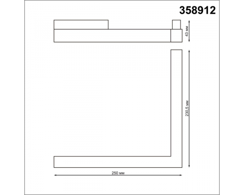 358912 SHINO NT22 053 белый Трековый светильник для низков.шинопровода диммируемый с пультом ДУ со сменой цв.температуры IP20 LED 3000~6500К 24W 48V FLUM