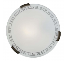 361 GLASSI SN 108 Светильник стекло/белое E27 3*100Вт D500 GRECA