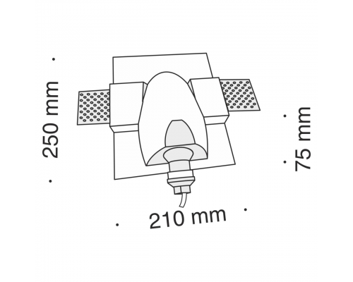 Настенный светильник (бра) Technical DL011-1-01W