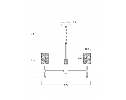 Люстра Freya FR5133PL-06CH