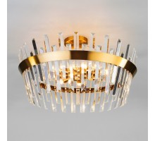 Накладной светильник Eurosvet Steccato 10111/8 золотая бронза/прозрачный хрусталь Strotskis