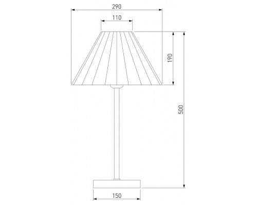 Настольная лампа декоративная Eurosvet Peony 01132/1 хром/серый