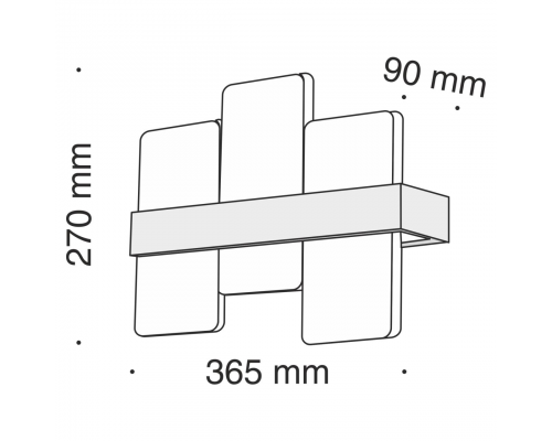 Бра Technical C817WL-L12W