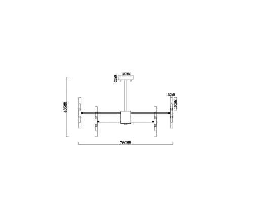 Люстра Freya FR5046PL-40CH