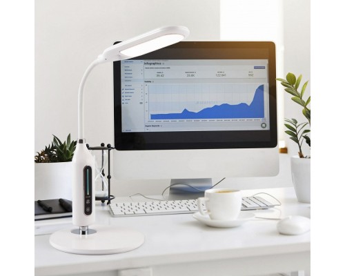 Настольная лампа офисная Eurosvet Soft 80503/1 белый 8W