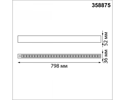 358875 OVER NT22 173 белый Светильник накладной/подвесной светодиодный IP20 LED 4000K 30W 220V ITER
