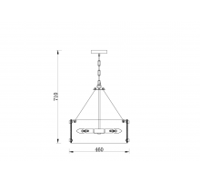 Подвесной светильник Freya FR5190PL-06BS