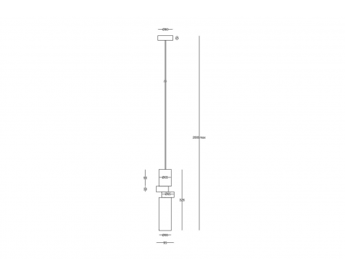 Подвесной светильник Maytoni MOD303PL-01CFL3