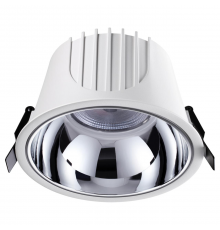 358701 SPOT NT21 251 белый/хром Светильник встраиваемый светодиодный IP20 LED 4000К 40W 100-265V KNOF