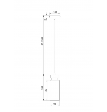 Подвесной светильник Freya FR8011PL-01GB