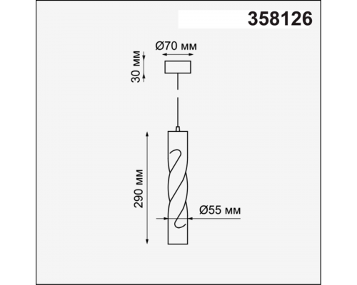 358126 OVER NT19 202 зол Накладной светильник, длина провода 1м IP20 LED 3000K 12W 160 - 265V ARTE