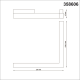 358606 SHINO NT21 045 черный Трековый светильник для низковольного шинопровода IP20 LED 4000K 24W 48V FLUM