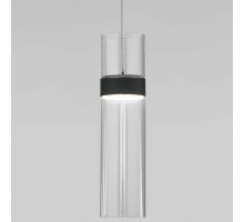 Подвесной светильник Eurosvet Lumen 50244/1 LED черный/прозрачный